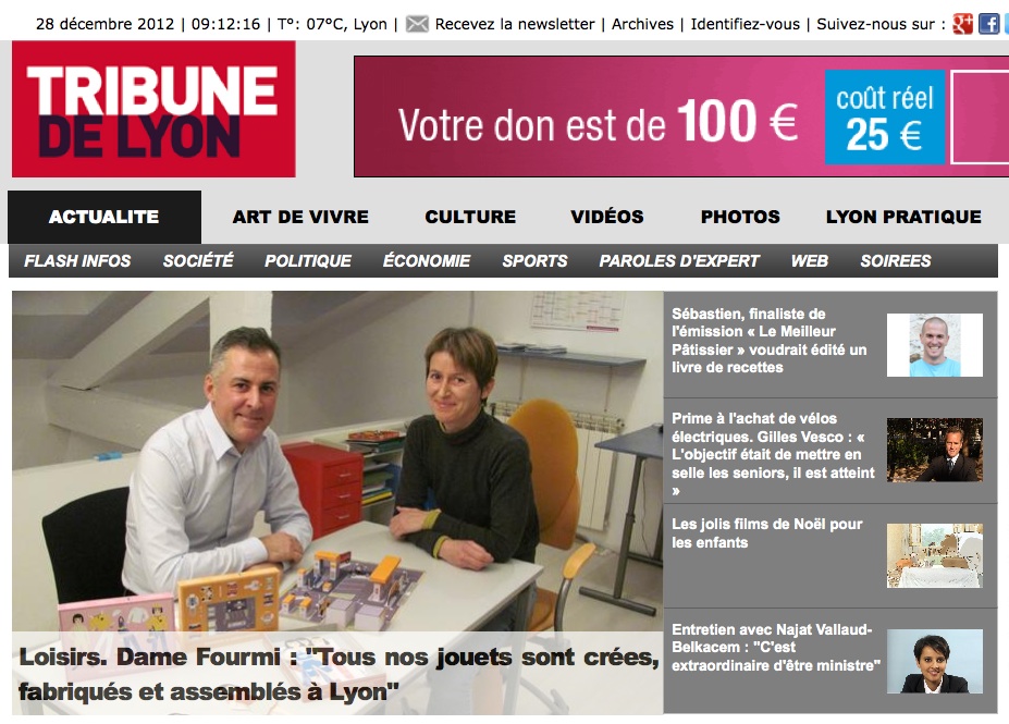 Dame Fourmi dans La Tribune de Lyon