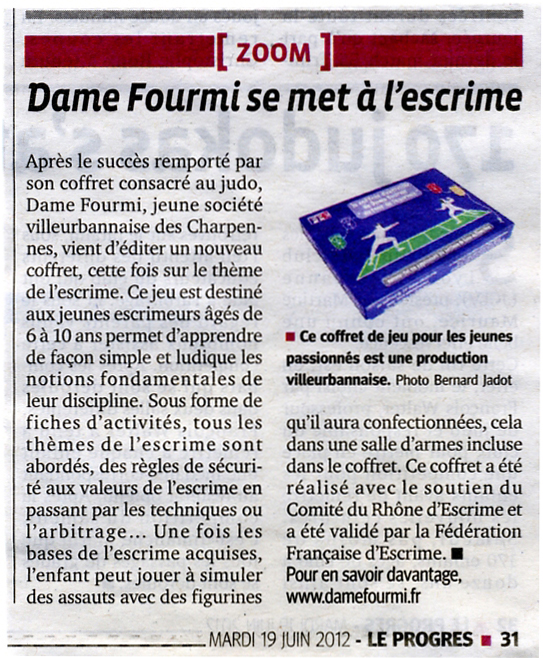 Dame Fourmi dans Le Progrès