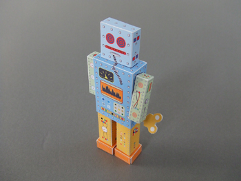 carte postale robot