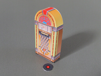 carte postale juke box