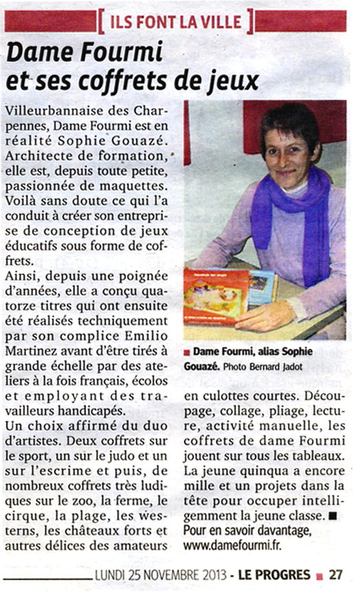Le Progrès Dame Fourmi