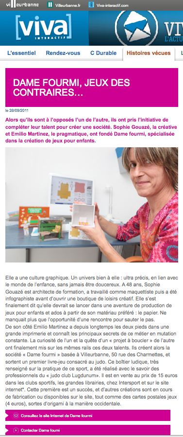 Viva Villeurbanne Dame Fourmi